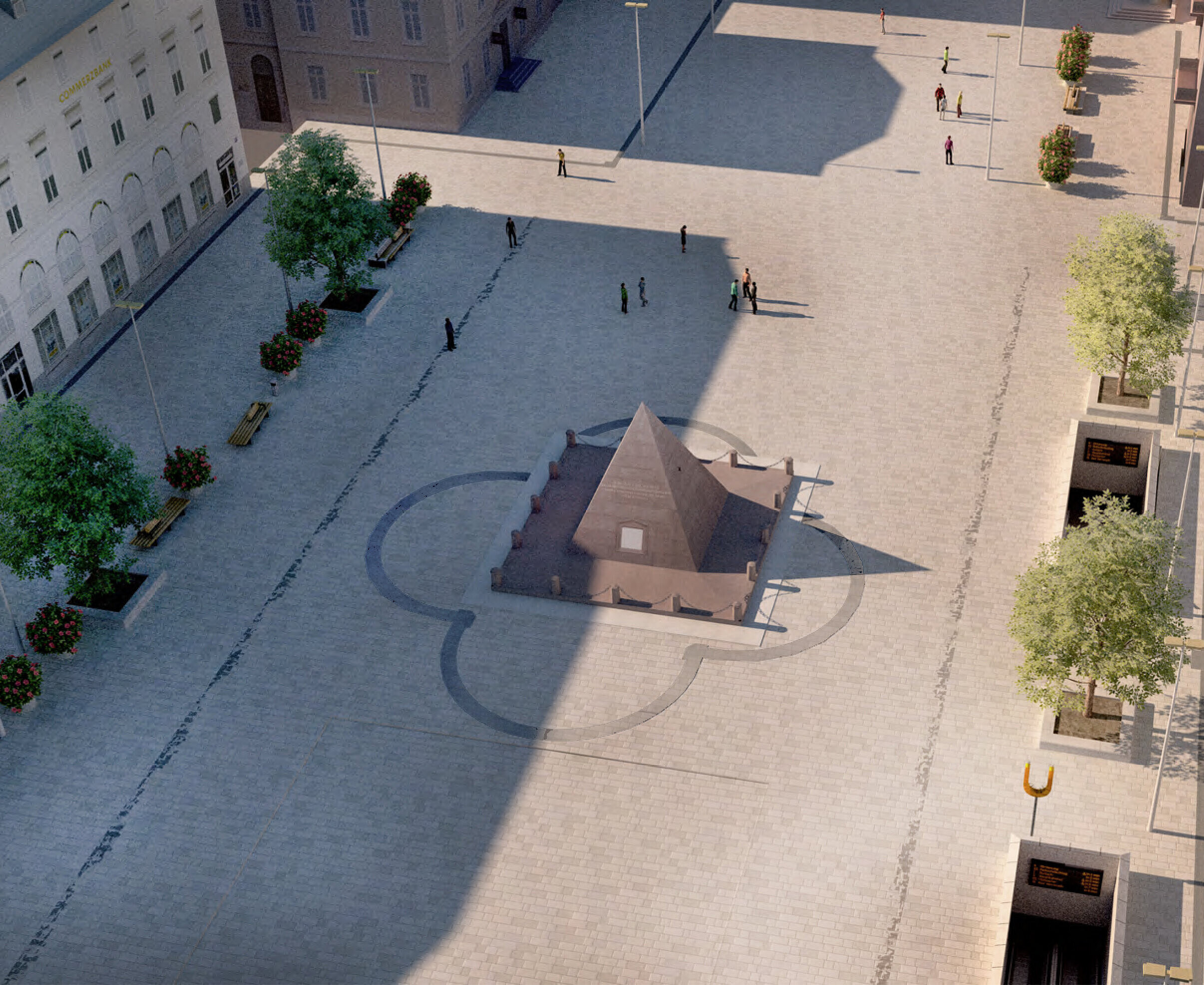 Bäume Marktplatz