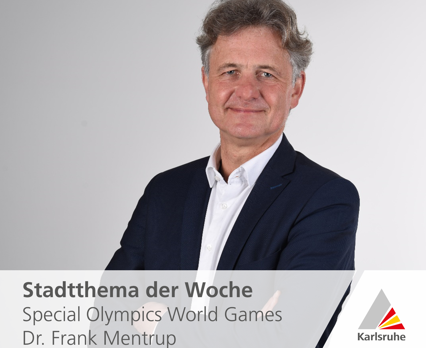 Profilbild OB Frank Mentrup für das Stadtthema der Woche