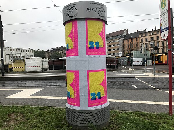 Kulturringsäule am Durlacher Tor