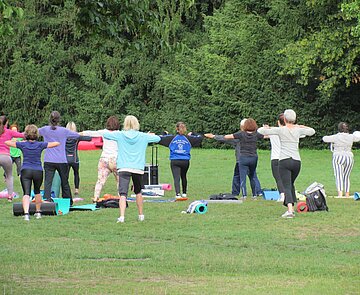 Frühsport im Park
