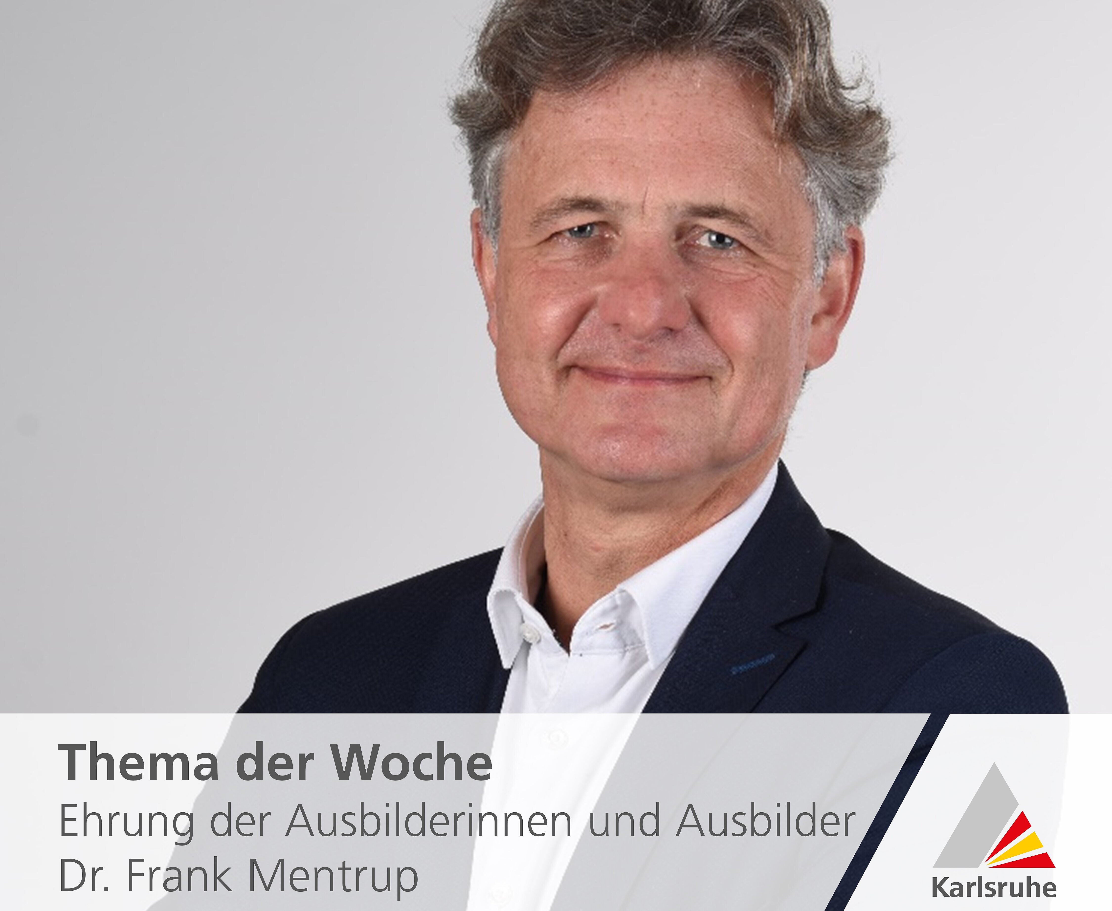Oberbürgermeister Dr. Frank Mentrup spricht zum Thema der Woche