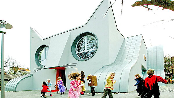 Katzenkindergarten Abbildung der Kindertagesstätte Katze.