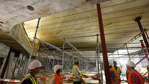 Begehung der Stadthalle, Juni 2023 Begehung der Stadthalle, Juni 2023