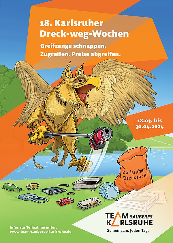 Plakat Dreck-weg-Wochen 2024 Plakat Dreck-weg-Wochen 2024