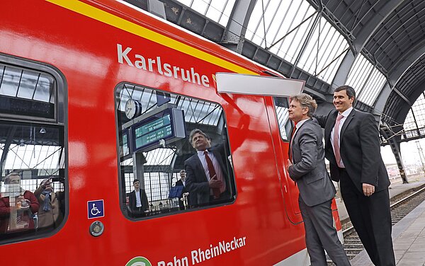 S-Bahntaufe "Karlsruhe" S-Bahntaufe "Karlsruhe"