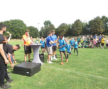 Fußballturnier Siegerehrung