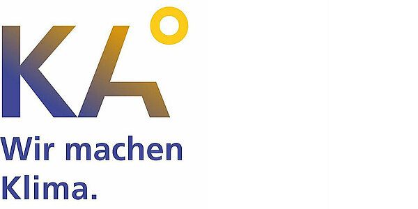 "KA° - Wir machen Klima" – Logo Das Logo von "KA° - Wir machen Klima"