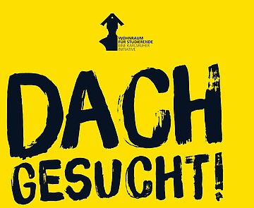 Logo Wohraumkampagne DACH GESUCHT Logo Wohraumkampagne DACH GESUCHT