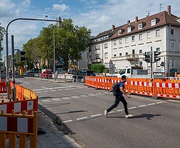 Umgestaltung der Kriegsstraße Umgestaltung der Kriegsstraße
