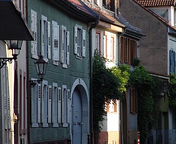 Durlacher Impressionen Historisches Haus an einer Straße