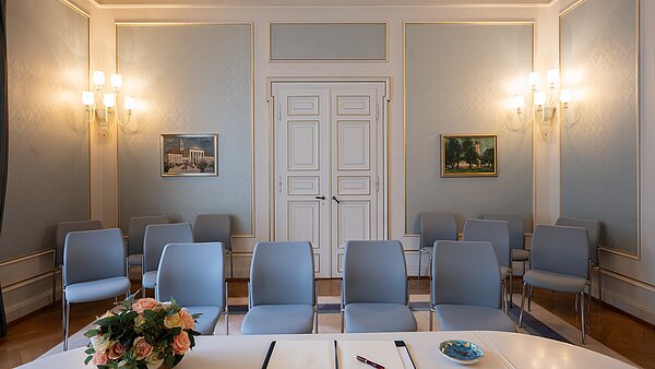 Heiraten Das Foto zeigt das Klassizistische Zimmer im Haus Solms