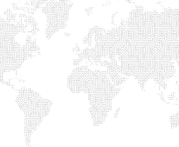 Internationalisierung Beispielbild mit Weltkarte