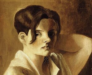 Selbstbildnis von Hanna Nagel aus dem Jahr 1929 Selbstbildnis von Hanna Nagel aus dem Jahr 1929