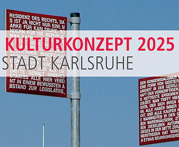 Kulturkonzept 2025 Ausschnitt aus dem Cover des Kulturkonzeptes 2025 der Stadt Karlsruhe