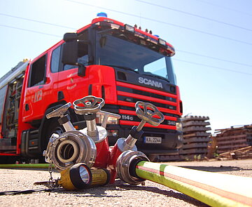 Aufgaben Die Abbildung zeigt ein Symbolbild für Aufgaben der Feuerwehr