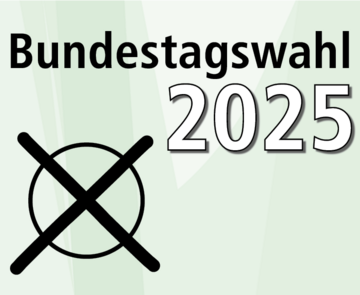 Symbolbild für Bundestagswahl Kreis mit X