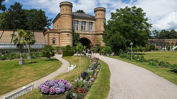 Das Bild zeigt den Botanischen Garten.