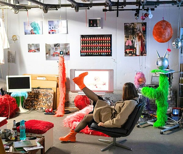 Aufnahme im CIRCUS 3000 zum Kunstrauschen 2024