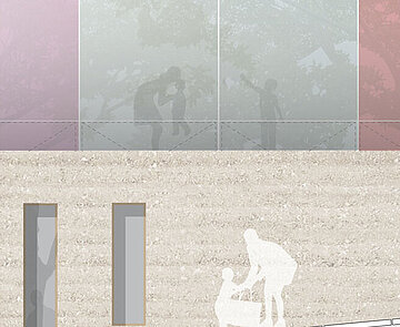 Detailschnitt und Detailansicht