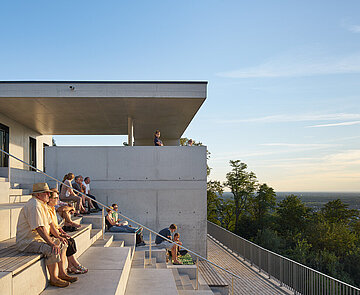 Treppen auf der Turmbergterrasse