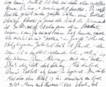 Literatenrunde Handschrift