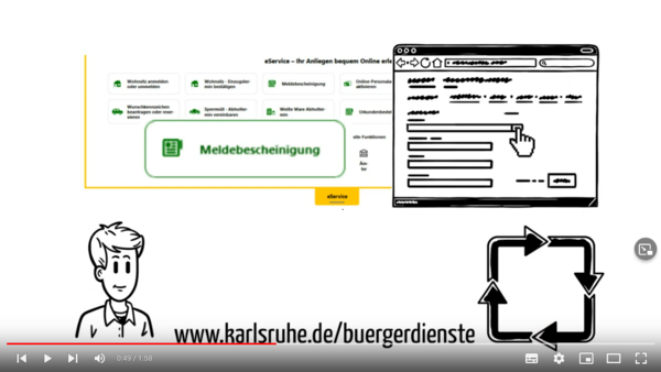 Erklärvideo: Meldebescheinigung beantragen