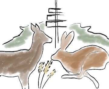 Die Grafik zeigt das Logo der Hegegemeinschaft.