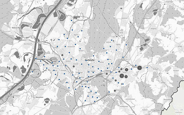 Grundwasserpegel Stadtgebiet