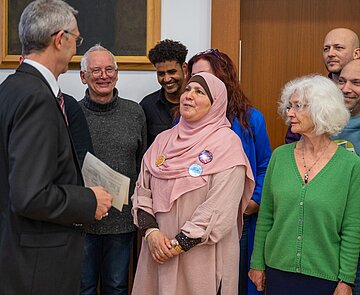 Konstituierende Sitzung des Integrationsausschusses Amtsperiode 2025-2029 mit Vereidigung der sachkundigen EInwohnerinnen und Einwohner durch Bürgermeister Dr. Martin Lenz