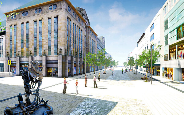 Neugestaltung der Kaiserstraße, Visualisierung der zukünftigen Kaiserstraße