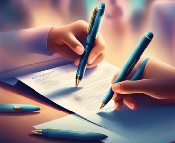 Formulare werden ausgefüllt