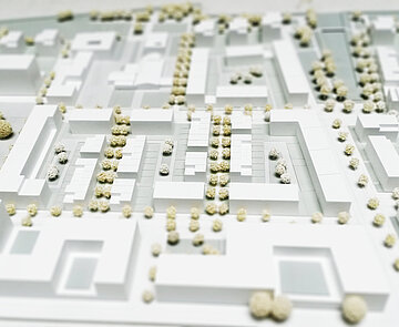 Modellansicht Baugebiet