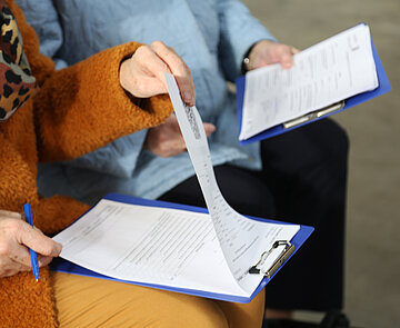 Informationsbogen Corona-Impfung im Impfzentrum