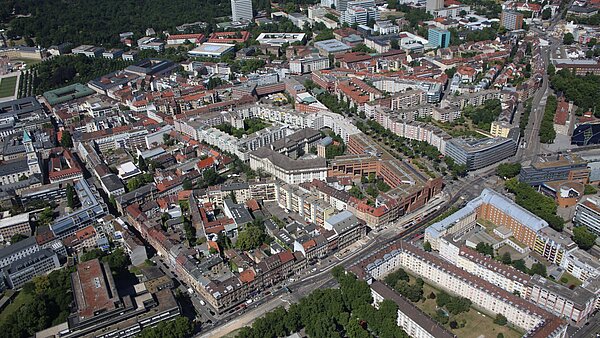 Luftbild Karlsruhe