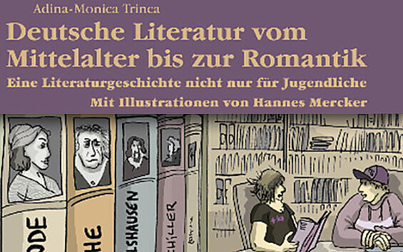 Titel des Buches "Deutsche Literatur vom Mittelalter bis zur Romantik"