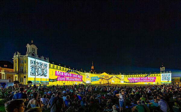 Werbung für craft.ROADSHOW bei den Schlosslichtspielen
