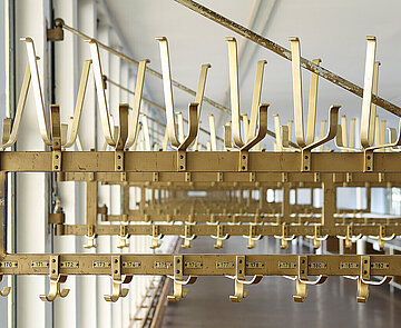 Das Foto zeigt die Garderobe in der Schwarzwaldhalle Karlsruhe