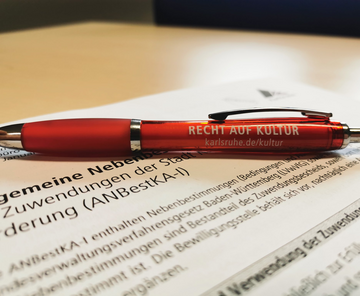 Foto eines Förderantrages