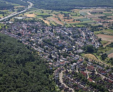 Luftbild von Wolfartsweier