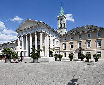 Marktkirche bei Sonne
