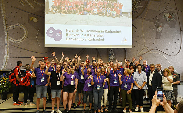 Die Schweizer Delegation zu den Special Olympics 2023 ist in Karlsruhe zu Gast