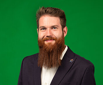 Porträt Fabian Gaukel, Volt