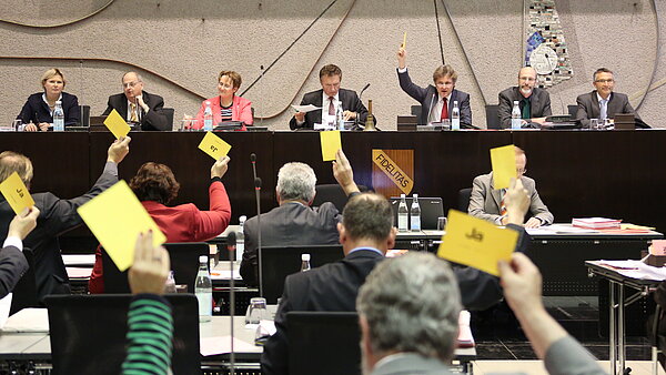 Blick in den Gemeinderatssaal 2014