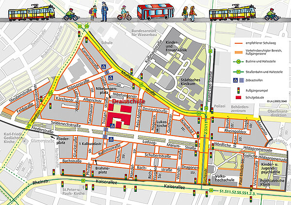 Schulwegplan Draisschule