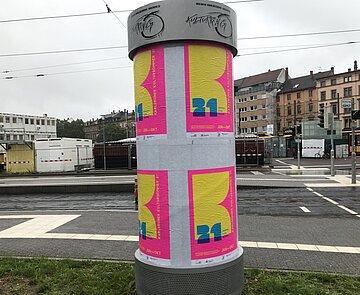 Kulturringsäule am Durlacher Tor