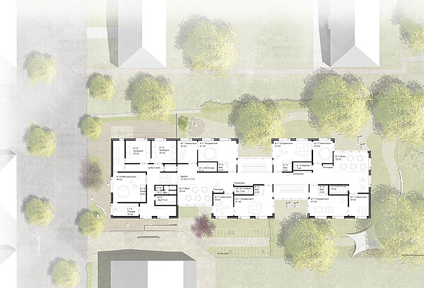 Grundriss 1. Obergeschoss