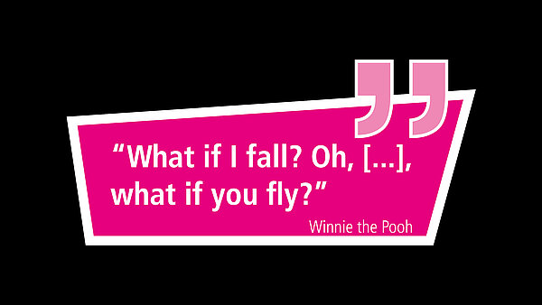 Zitat: What if I fall? Oh, [...], what if you fly