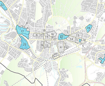 Sanierungsgebiete Übersicht