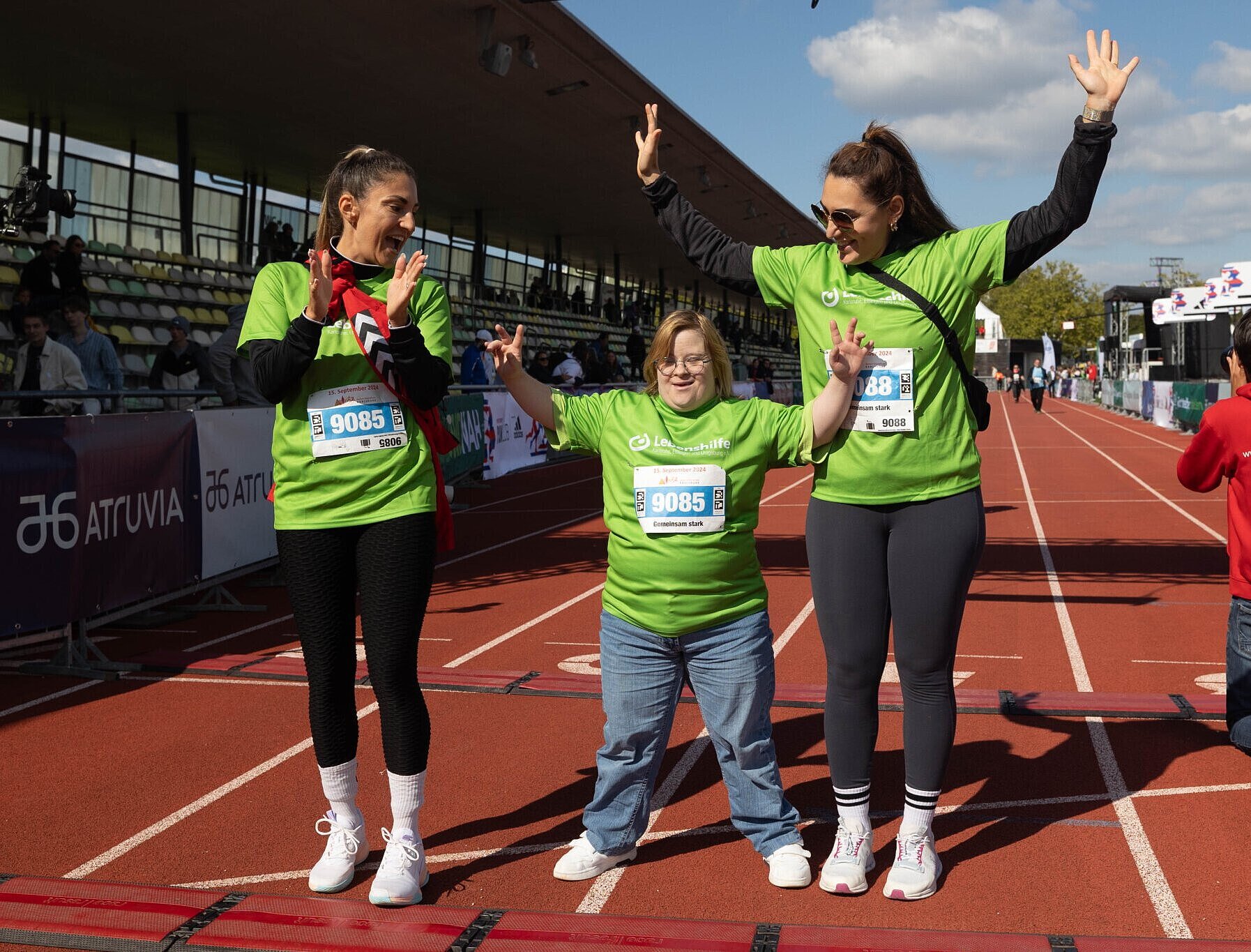 Erfolgreiches Trio beim Inklusionslauf 2024