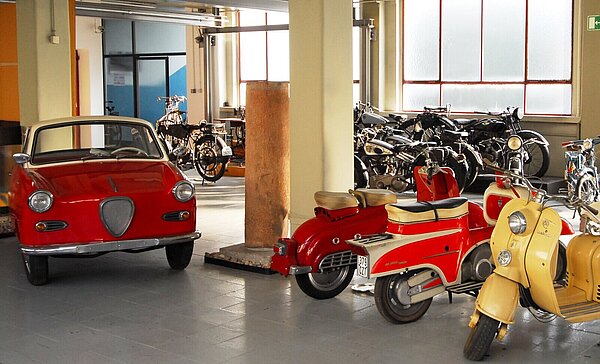 Das Foto zeigt das Verkehrsmuseum